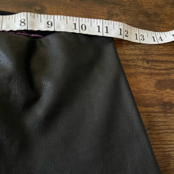 commando Women's Perfect Control Faux Leather Leggings Black Medium slimming - Picture 12 of 15